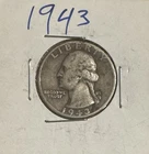1943 Washington Quarter -Condition - 90% SILVER