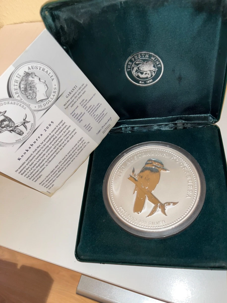 Australian Kookaburra 1 kg Precious Metal Content per Unit Silver