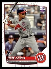 Jeter Downs ROOKIE 2023 Topps Big League #2 Washington Nationals Baseball *135