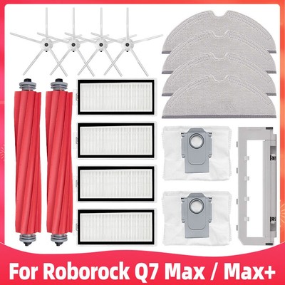 Für Roborock Q7 Max, Q7 Max+, Q7 Plus, T8 Staubsauger Filter Seiten Ersatzteile