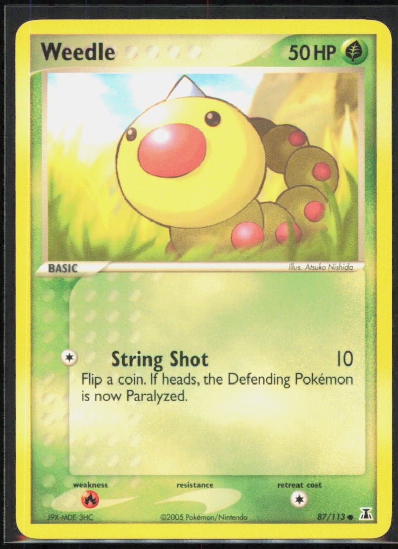 Weedle Common Delta Species #87/113 [Near Mint] Pokemon TCG