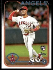Kyren Paris 2024 Topps Los Angeles Angels #549