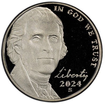 2024 -S  Jefferson Nickel 5c Choice Cameo Proof US Coin
