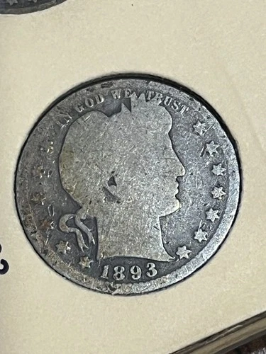 1893 Barber Quarter