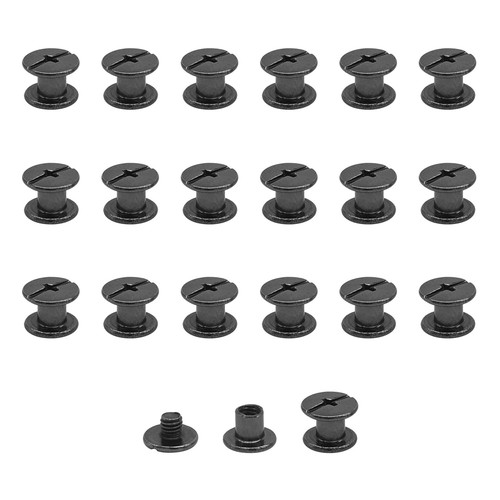 Borchie A Vite Metalliche A Forma Di Cuore Oro Chiaro – Rivetti Per Pelle, Cinture E Borse (14x14 Mm, 10 Pezzi) - 3