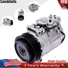 AC A/C Air Compressor With Clutch Assembly For Mercedes-Benz C230 1.8L 2003-2005