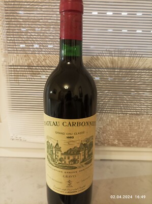 1983 Chateau Carbonnieux Grand Cru Classe Graves Pessac-Leognan 0,75l rot rar