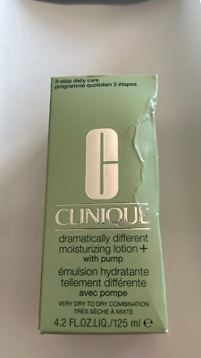 CLINIQUE DRAMATICALLY DIFFERENT Moisturizing Lotion + 4.2 oz Damaged Box L11