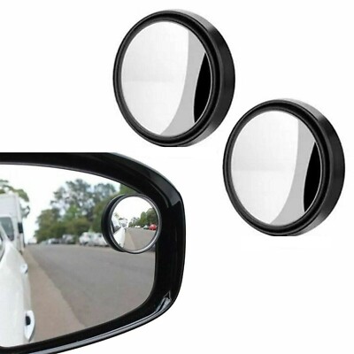 2x Toter Winkel Spiegelglas Auto Van Fahrräder Rückwärts Abschleppen Fahren Selbstklebend