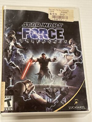 Star Wars: The Force Unleashed (Nintendo Wii, 2008) Game Teen