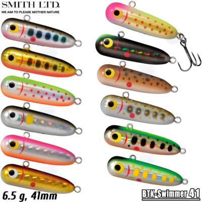Smith BTK-SWIMMER 41 6.5 g 41 mm Trout Stickbait Assorted Colors