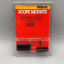 Millett Scope Mount Browning A-Bolt Includes 2 #47 Steel Bases Matte PNST00702  