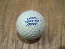 PLASTICS ENGINEERING COMPANY LOGO GOLF  BALL TOUR EDITION