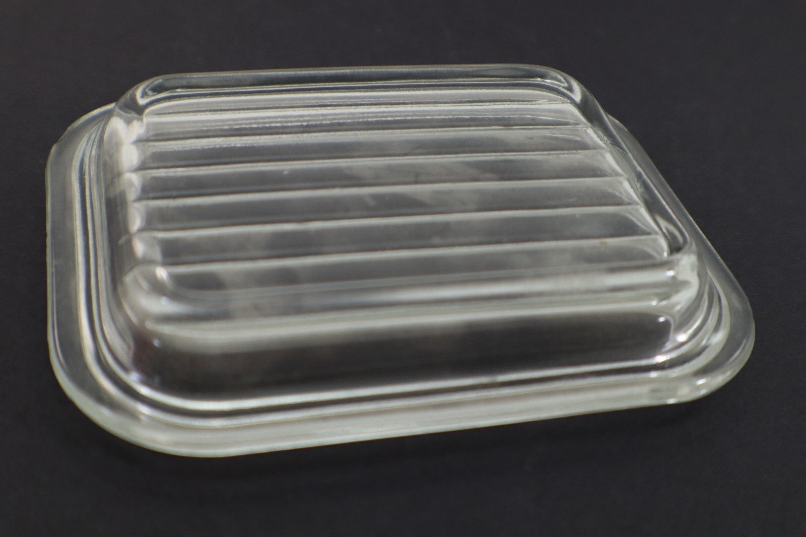 Pyrex Ovenware RED Refrigerator Dish with Clear Lid #0501C Small Vintage
