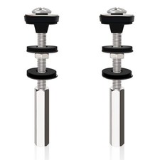 2PCS Universal Toilet Tank to Bowl Bolts Kit Heavy Duty Toilet Bolts Bolts fo...