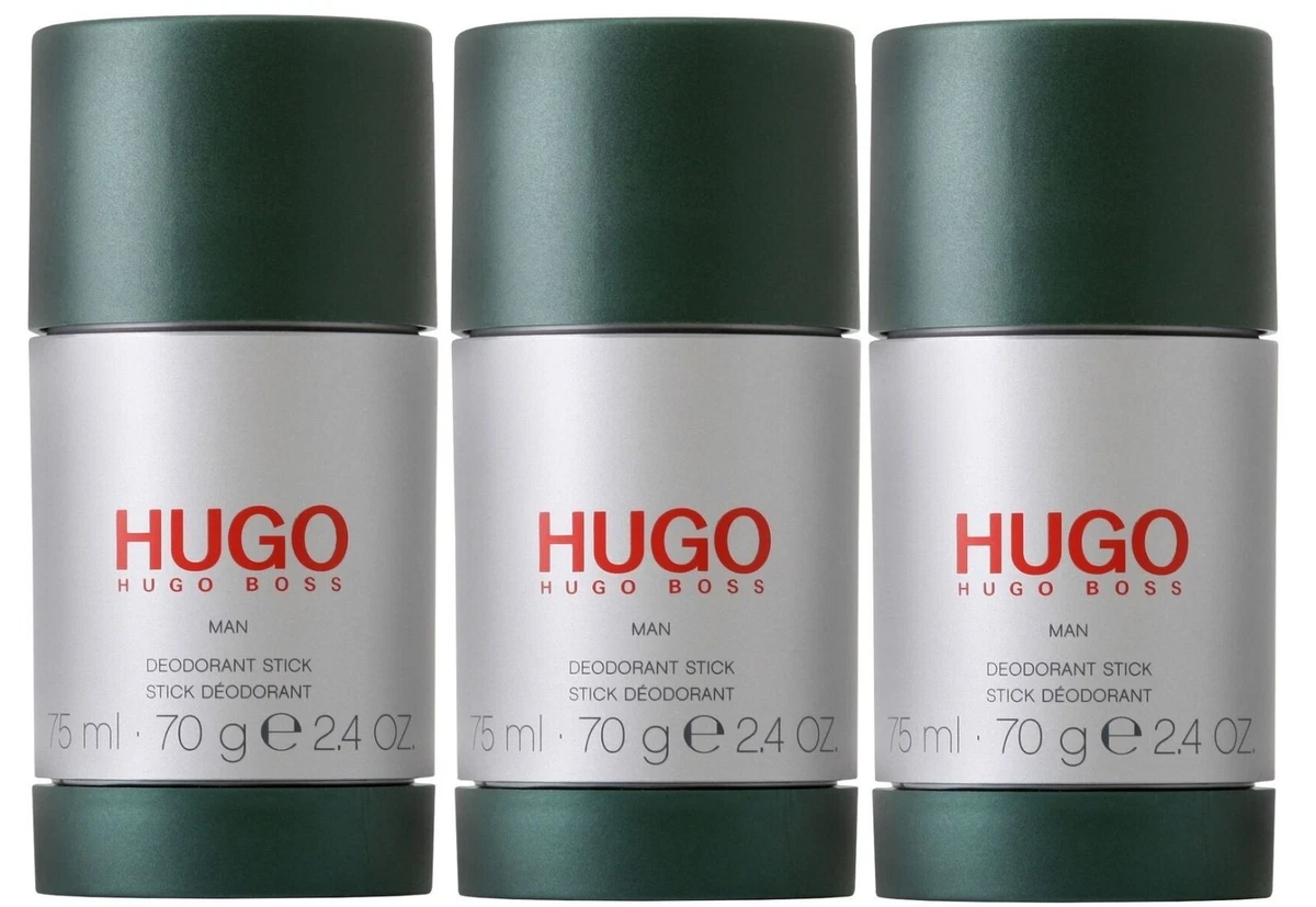 3 X Hugo Boss Man Deodorant Stick 75ml 70g 2.4oz for Men PACK OF