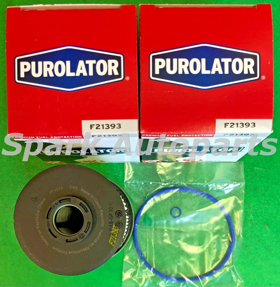 Lote de 2 filtros de combustible PUROLATOR F21393 para GMC, CADILLAC 23304096, 23304095 Foto 4 de 4