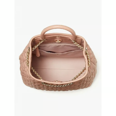Kate Spade Bloom Medium Quilted Leather Backpack Drawstring  display picture 3