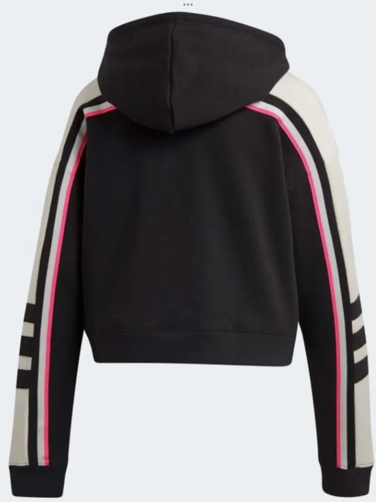 Adidas Originals Women’s Trefoil Racing Hoodie Cropped Retro Track Size S  thumbnail 8