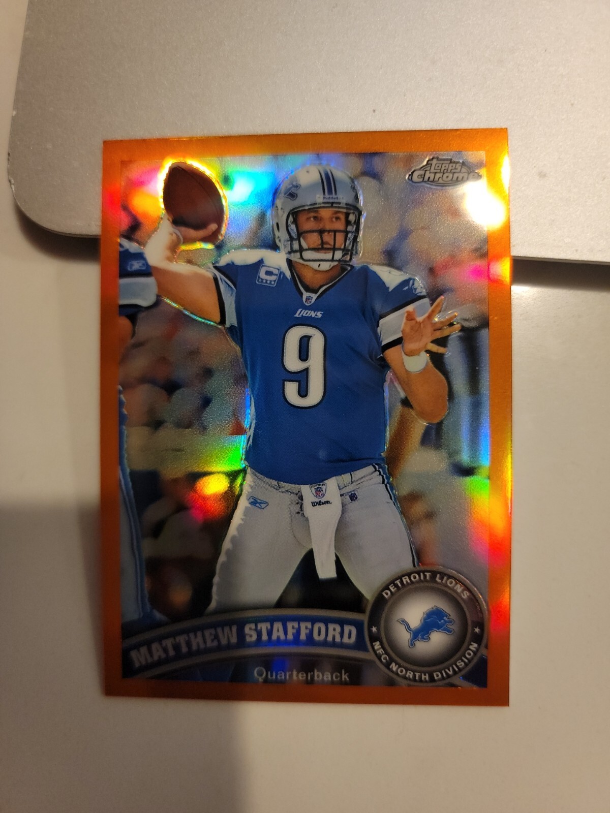 2011 Topps Chrome Orange Refractors #4 Matthew Stafford