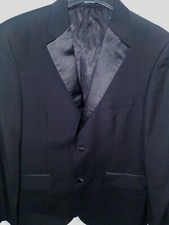 NICE MEN'S PRONTO UOMO BLACK TUXEDO JACKET SZ 42R