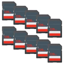 SET OF 10 PIECES- SanDisk Ultra 128GB SDHC Class 10 Flash MemoryCard 100MB/s