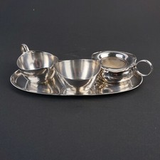 WMF Teeset mit Tablett 5 Teilig versilbert