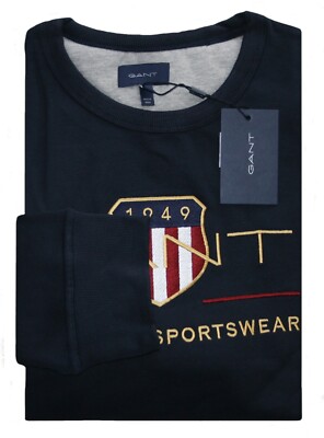 Gant Archive Shield C- Neck Evening Blue Pullover / Sweatshirt Gr.3XL