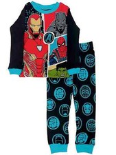 Marvel Boys Avengers Baselayer Set Hulk Ironman Thermal Underwear Long Johns 4