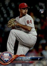 2018 Topps Victor Arano #675 Rainbow Foil Philadelphia Phillies 10D