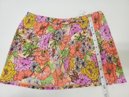 Cat & Jack Girls Cover up Bottom skirt Side Tie Floral Size M (8) - Picture 4 of 4