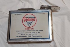 VINTAGE POLARINE STANDARD OIL HALF GALLON CAN