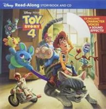 Disney Pixar TOY STORY 4 Read-Along Storybook & CD Buzz Woody Bonnie NEW!