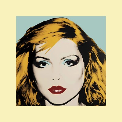 DEBBIE HARRY BLONDIE großes Pop Art Sammler Poster nach Andy Warhol