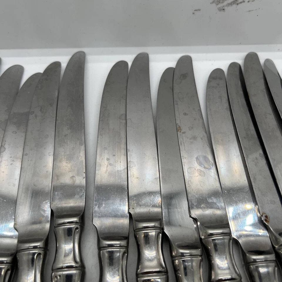 19 不锈钢 BAMBOO 晚餐刀 9-1/4 英寸 - 18-8 不锈钢 - 日本 — 第 3/4 张图片