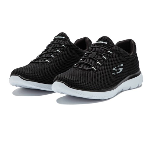 Skechers Mujer Summits Entrenar Gimnasio Zapatos Zapatillas Negro | eBay