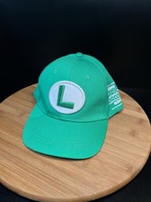 The Super Mario Bros Movie Promo Snapback Hat - Luigi Green Youth Size NOS