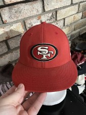 Vintage San Francisco 49ers Reebok On Field Fitted Hat Cap S / M To About 7 3/8