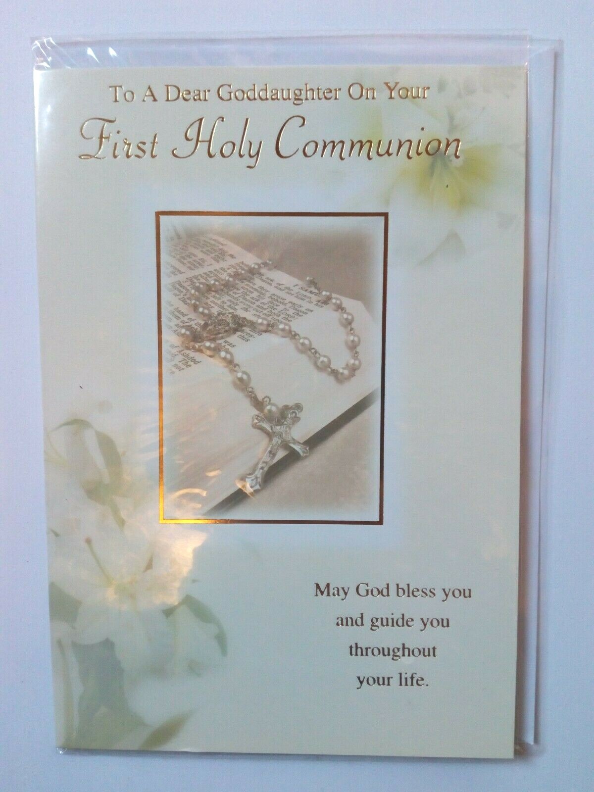 Goddaughter Your First Holy Communion Greeting Card 1st Holy Communion 7x5 inch