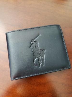 black polo wallet