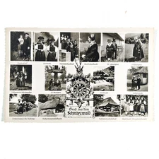 Germany Postcard Black Forest Schwarzwald Triberg, Antique 1950's