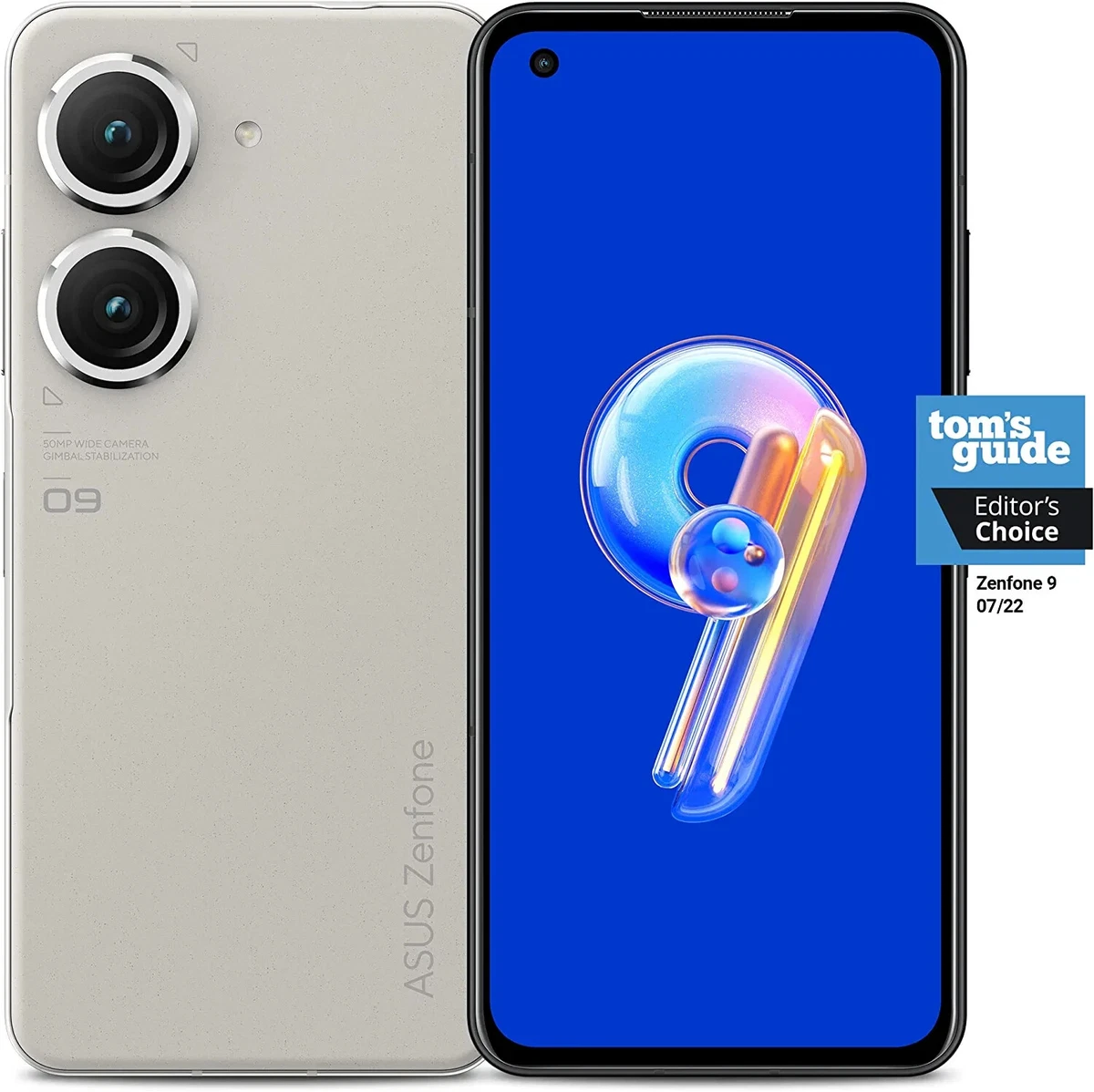 ASUS ZenFone 9 Cell Phone 5.9” 8GB/128GB, 5G LTE Unlocked Dual SIM