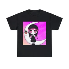 Cute Chibi Kawaii Anime Pastel Goth T Shirt Unisex Adults NEW Graphic Tee