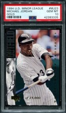 Michael Jordan 1994 Upper Deck Minor League Gold #MJ23 pop 8 PSA 10