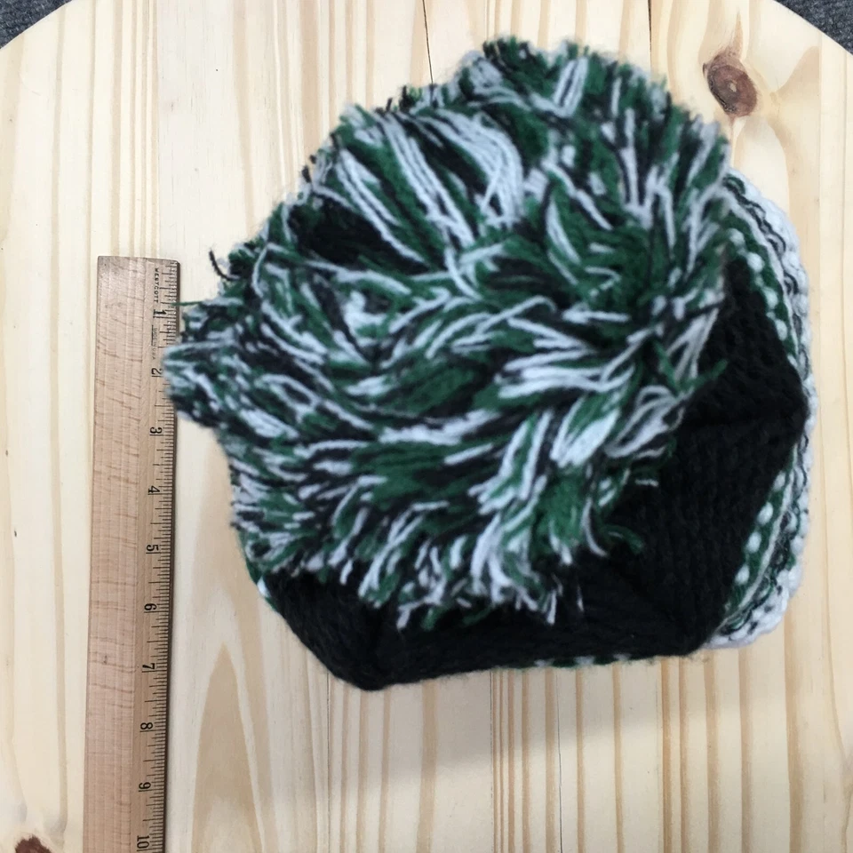 Chapéu gorro Minnesota Wild Sport Tek Pompom masculino verde OS bordado logotipo malha - Imagem 3 de 4