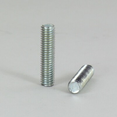Set Of 2 - 1'' Long 1/4-27 Threaded Steel Studs For Lamp Finials NEW 4271G