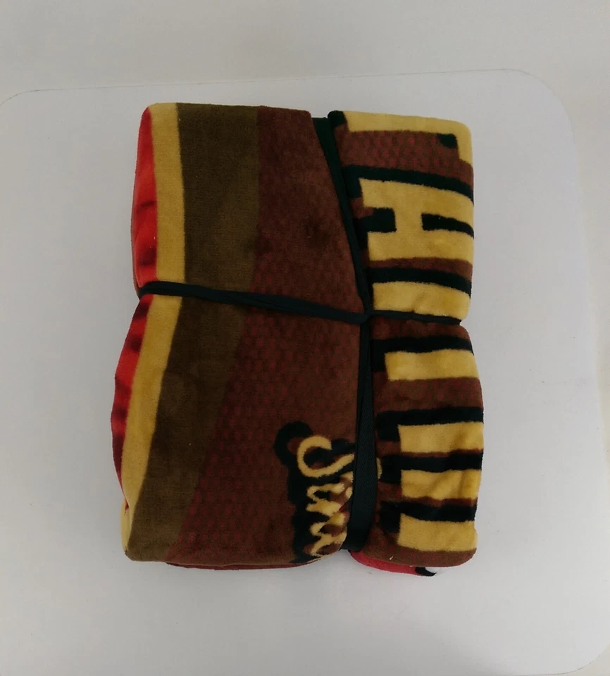 Manta de cama tamaño queen con licencia oficial de la NFL 60 x 80 en San Francisco 49ers Foto 3 de 4