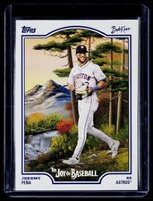 2025 Topps x Bob Ross: The Joy of Baseball Jeremy Peña #43 Houston Astros