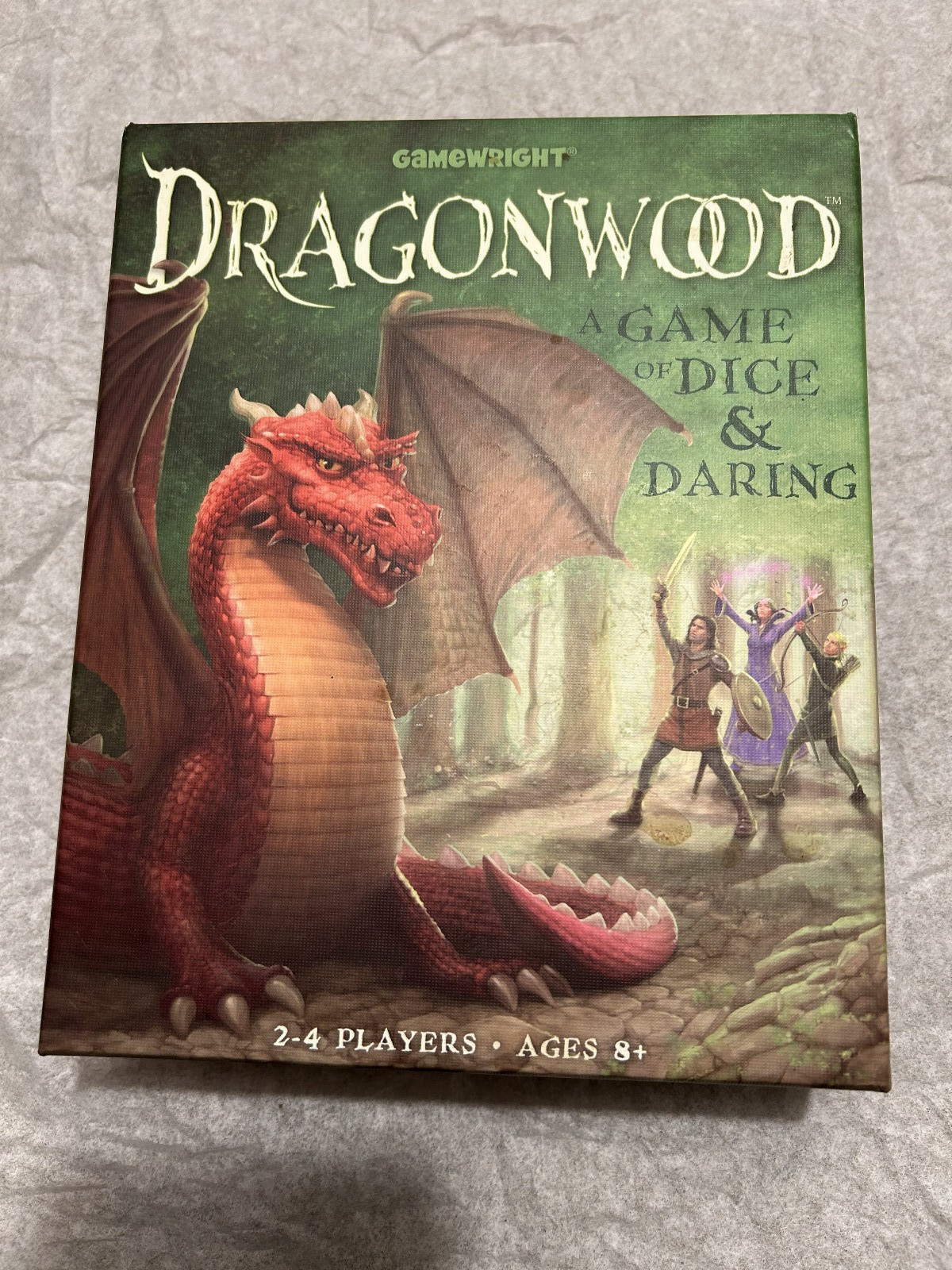 Gamewright Dragonwood A Game of Dice & Daring Board Game Complete!