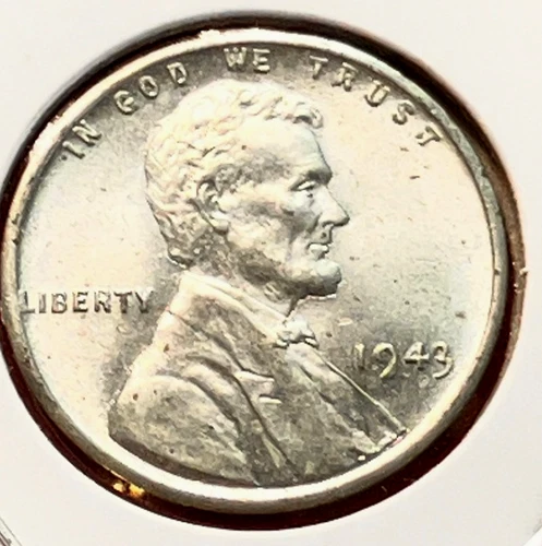 1943-P Lincoln Wheat Cent Penny GEM BU From an Original Bank Roll